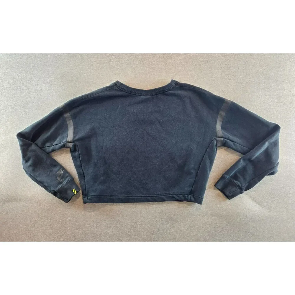Nike Tech Fleece Women's RU Track & Field Reflective Crop‎ Crewneck Sweatshirt M